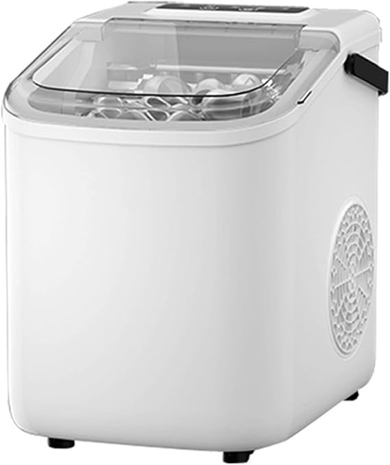 Ice Maker Ice Maker Machine Countertop with Carry Handle, 17-22Lbs/Day, 9 Pcs Ready in 6 Mins, Self-Cleaning Portable Compact Ice Cube Maker, Perfect for Home/Kitchen/Office/Bar Countertop Ice Maker