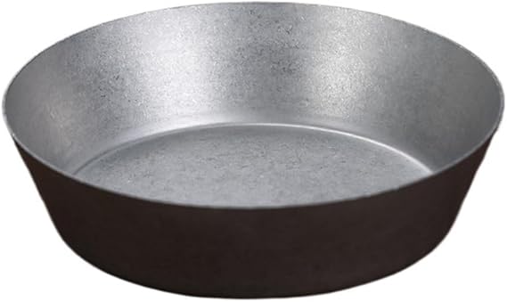 Stainless Steel Plate Retro Deep Side 304 Stainless Steel Food Plates Single-Layer Sauce Dish Meat Fruit Dessert Trays Tableware for Picnics(11cm)