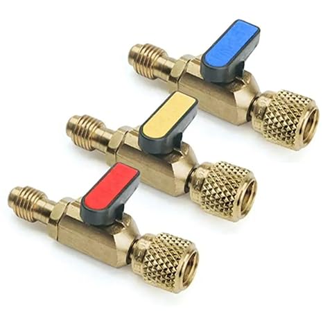 CPS Products BV3 1/4" SAE Male x 1/4" SAE Female Ball Valve, Pack of 3