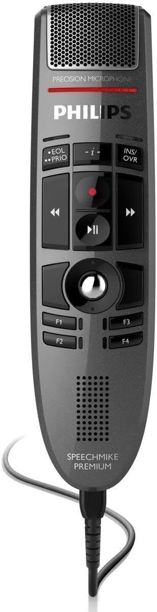 Philips Speech Mike Premium USB Dictation Microphone, LFH3500