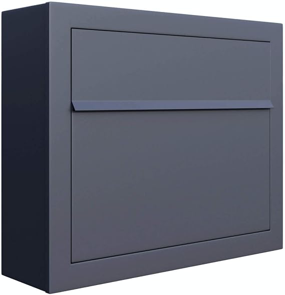 Elegance by Bravios - Modern Wall-Mounted Anthracite Mailbox