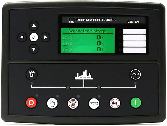 Genuine Deep Sea DSE8620 MKII Generator Sync Utility Failure Control Module | For utility failure distribution control;MKII automatic network synchronization module;Original Deep Sea Electronics product