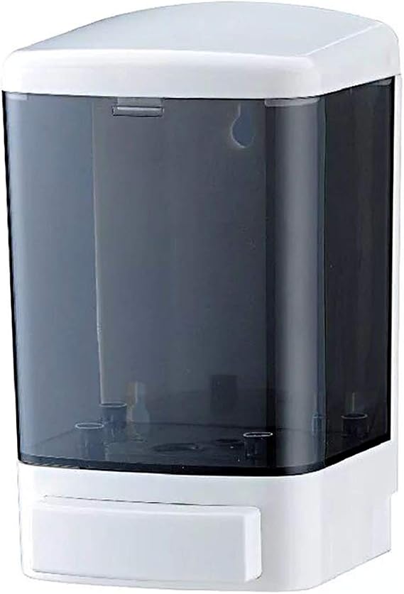 Evhome Manual Soap Dispenser Kitchen Bathroom Wall Mounted Commercial Soap Dispenser for Liquid Containers Shampoo Gel Chamber Plastic - (33.8 oz) 1000ml