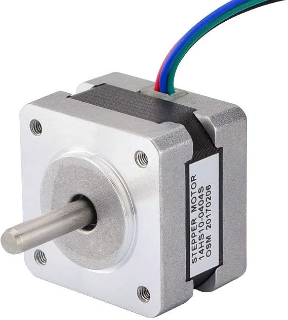 STEPPERONLINE Nema 14 Motor Step Motor 1.8deg Bipolar 12V 0.4A 14Ncm/20oz.in 35x35x26mm 4-wire
