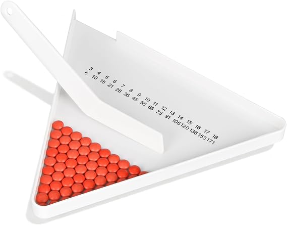 SimCoach Triangular Pill Counting Tray with Spatula