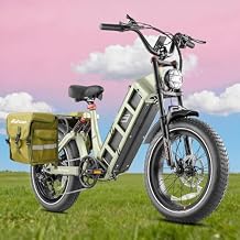 eAhora Juliet Pro II Electric Bike for Adults Peak 5200W Dual Motor Electric Bike Up to 43MPH, 70AH/60AH 220+Miles Long Range Ebike, 20" Fat Tire Full Suspension Electric Bicycle for Commute
