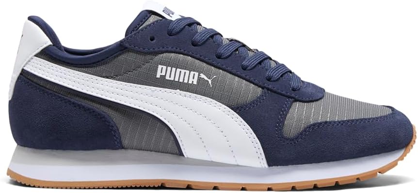 PUMA Kids Boys St Miler Lace Up Sneakers Shoes Casual - Blue, Grey