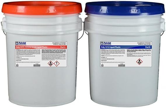 Polytek Poly 1512 Liquid Plastic (80lb Kit)