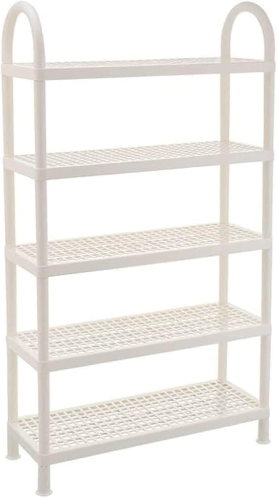 Shoe Racks Multi-layer Plastic Shoe Rack Storage Rack Modern Minimalist Home Shoe Stand For Narrow Entryway Hallway Shoe Shelf Living Room(55 x 20.3 x 95.8cm)