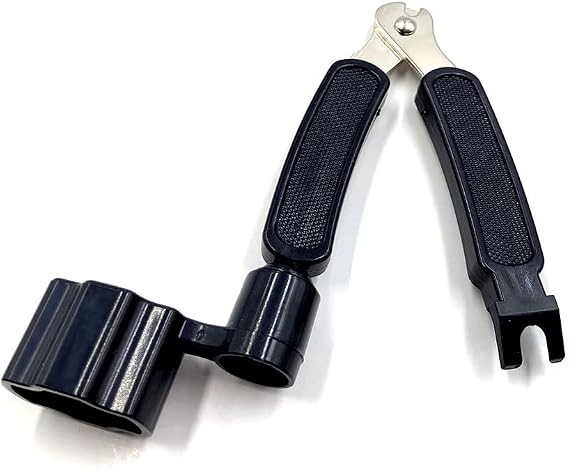 Professional Guitar String Winder Cutter and Bridge Pin Puller, 3 in 1 Multifunctional Guitar Maintenance Tool