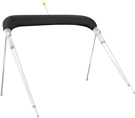 Leader Accessories 600D Replacement Bimini Top Storage Boot(Black,61"-66"W) | Universal Fit for 3-4 Bow Bimini Tops