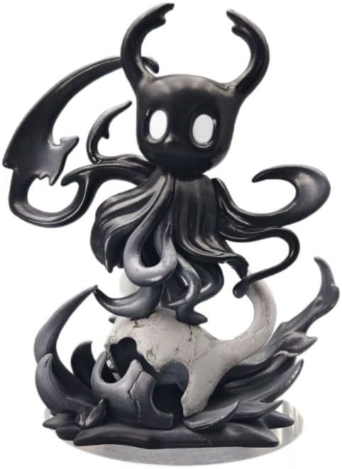 The Knight Action Figure, Home Decor Cartoon Collectible Figurine, Popular Game Hollow Knight Statue Figure Gift for Fans and Friends, 4 Inche(C-B)
