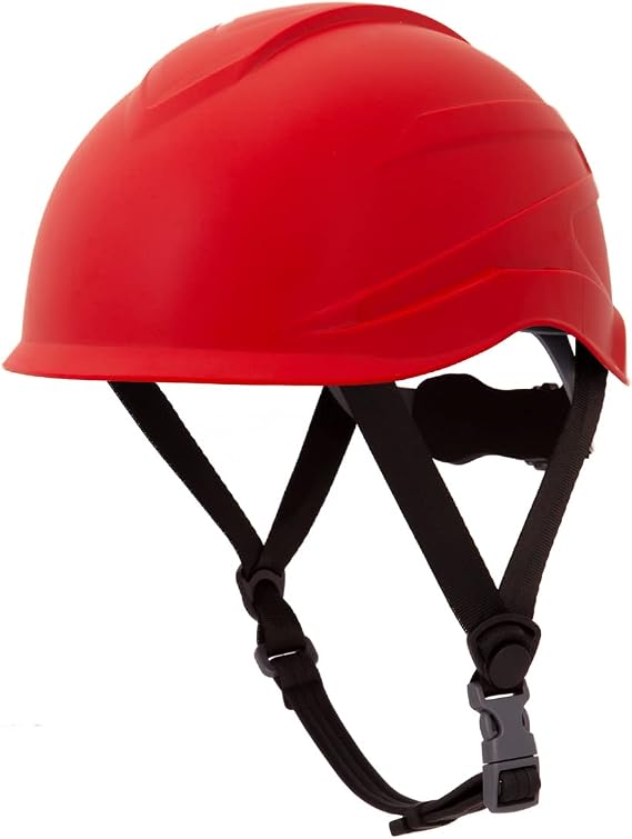 Pyramex HP76120 Red RIDGELINE XR7 Hard Hat with 6 Pt Ratchet Suspension
