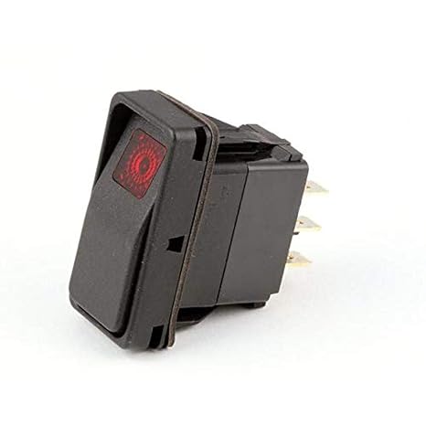 Cleveland (CLEVU) Switch;Rckr;Dpdt;On/Off Red Lt