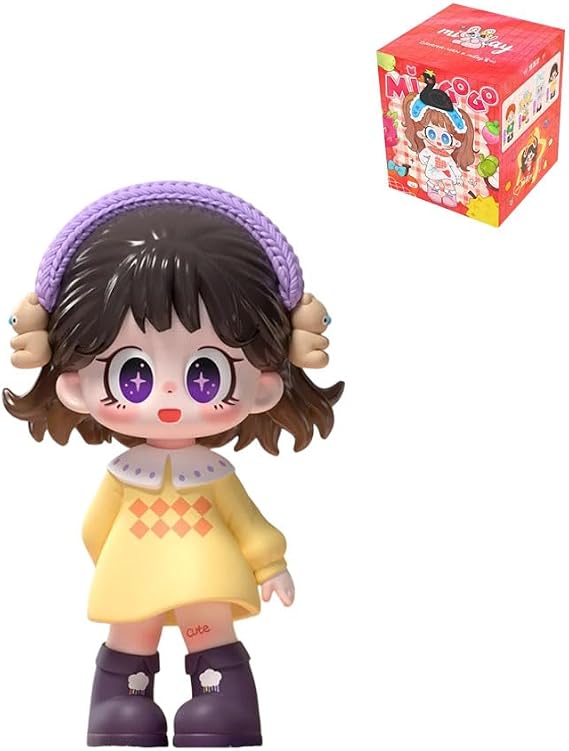 Milay Cute Girl Fruit Series Mini Blind Box Figures Single Box Home Decoration Car Ornament
