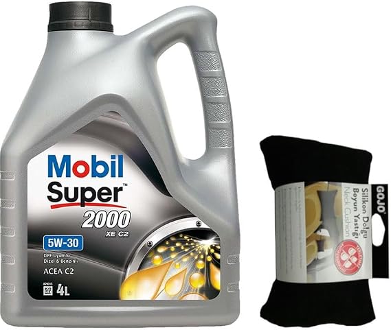 Mobil Super 2000 XE C2 5W30 Motor Yağı 4 L + 00216 Gojo Silikon Boyun Yastığı