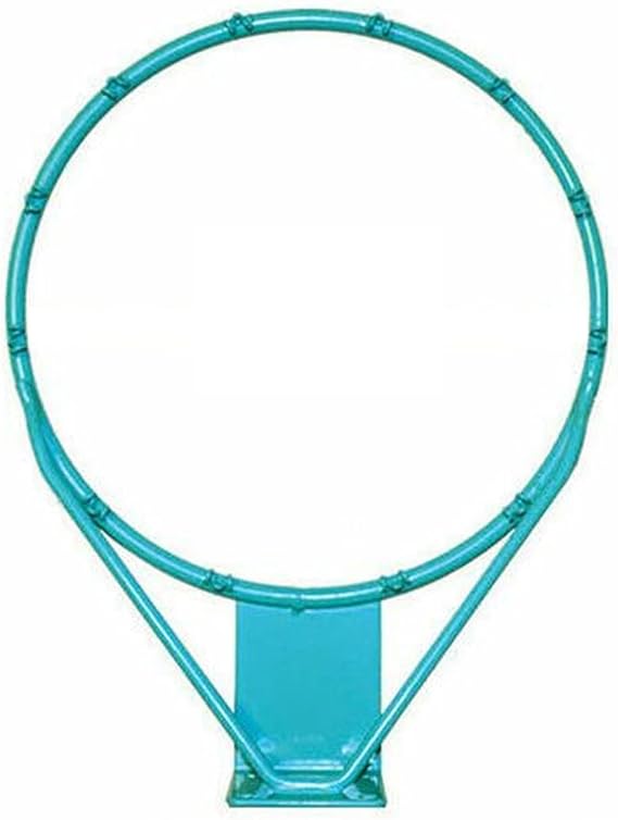 Dunn-Rite Products 18 Inch Splash and Slam RIM150 Outdoor Stainless Steel Vinyl Coated Swimming Pool Backboard Replacement Basketball Hoop Rim, Blue