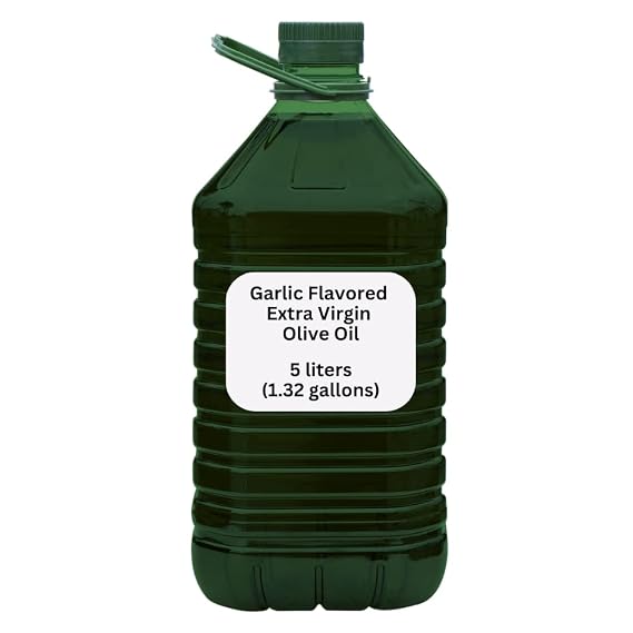 Garlic Extra Virgin Olive Oil 5 Liter