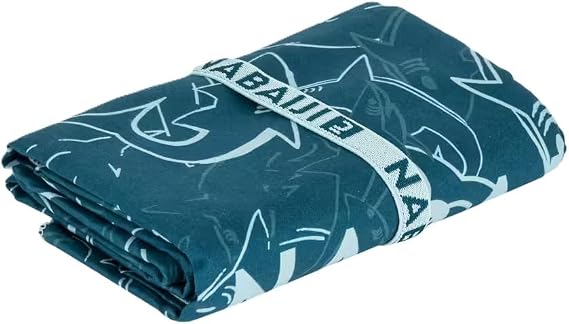NABAIJI Compact Microfibre Swimming Towel Size L 80 x 130 cm - Print