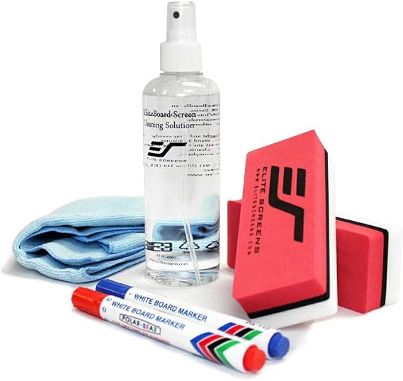 Elite Screens WhiteBoard Projection Screen Cleaning Kit - 6pc Bundle - ZER3