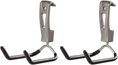 Rubbermaid 1784456 Wall Mounted Rope, Hose Garage Storage Utility Hook 2 Pack