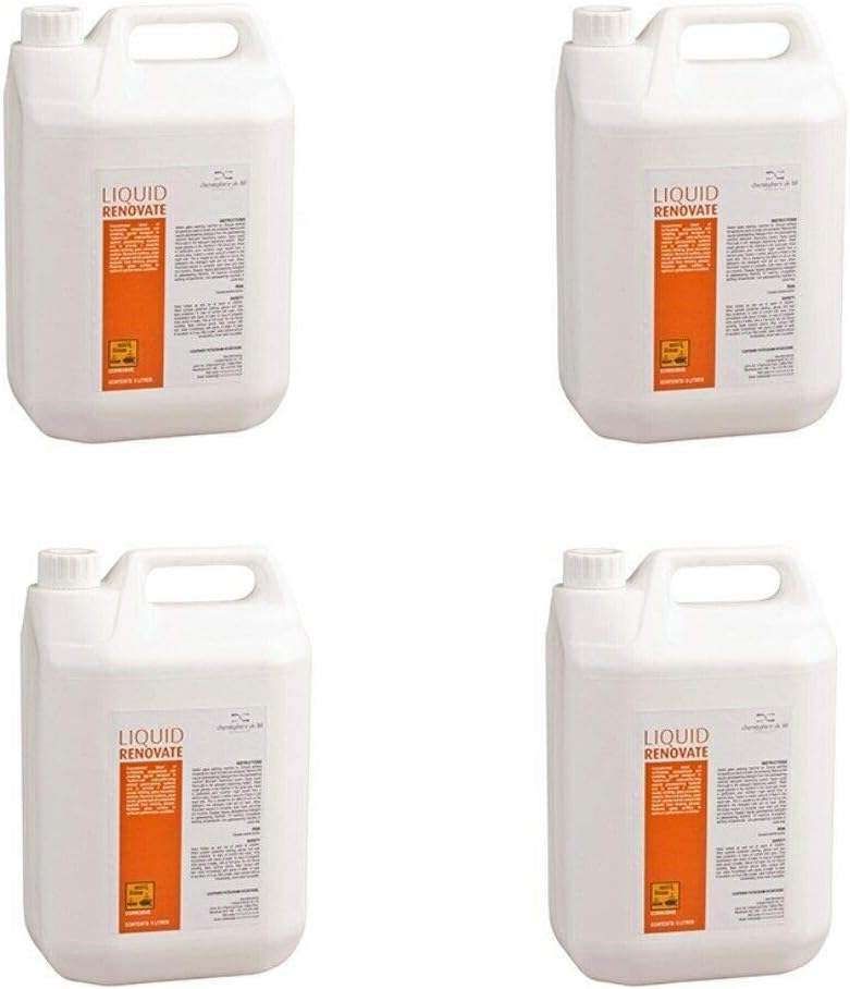 We Can Source It Ltd - 5L Liquid Renovat Cleaner – Reliable Streak-Free, Professional Liquid and Quick-Clean Solution for Glasswares, Crockery and Restaurant – Sparkling Finish – Pack of 4