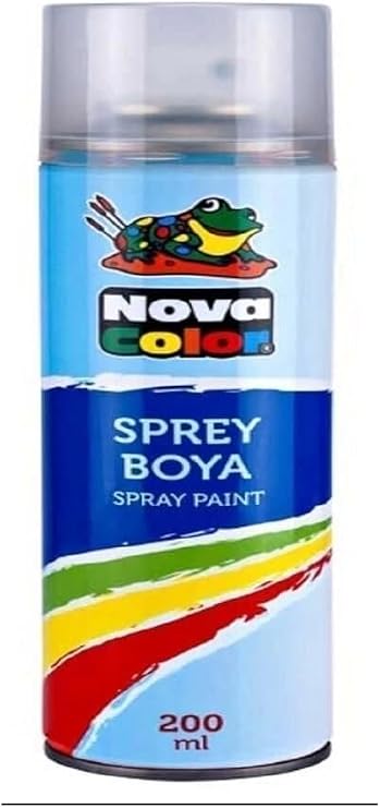Nova Color Sprey Boya 200 ml, Beyaz, NC-804