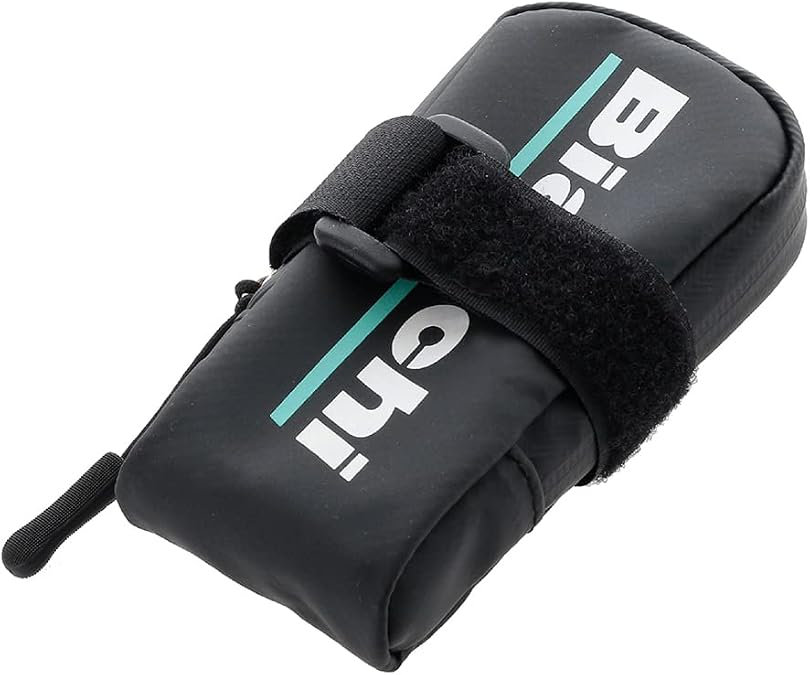 BIANCHI Bicycle Saddlebag Micro Black W2.4 x H4.7 x D0.8 inches 6 x 12 x 2 cm