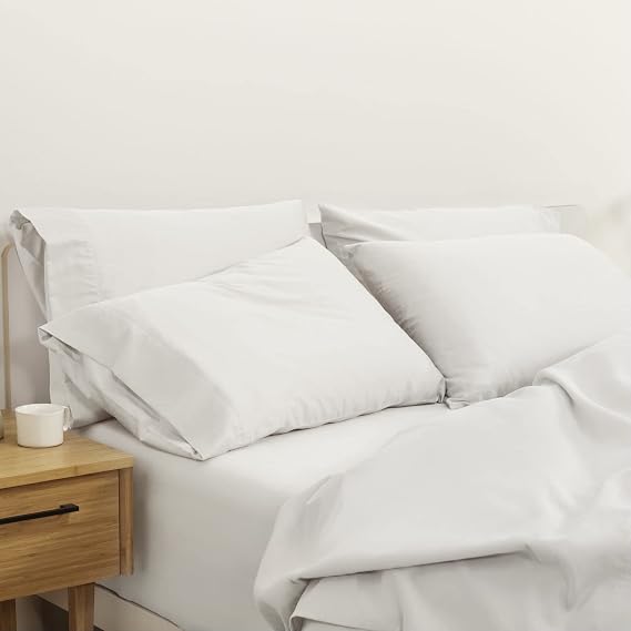 Casper Sleep Percale Sheet Set, Twin,White