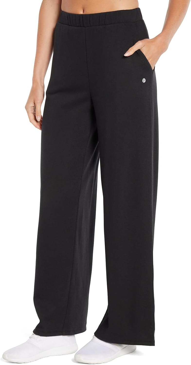 Bally Total Fitness Womens Erin Wide Leg Pocket Pant
