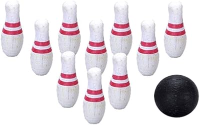 Dollhouse Miniature Bowling Set