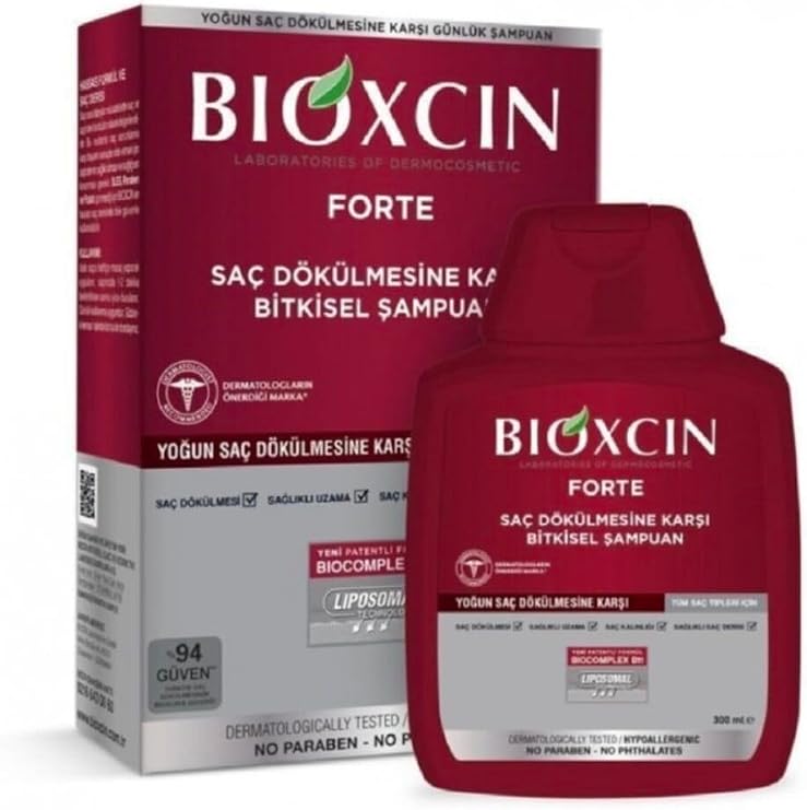 Bioxcin Forte Saç Dökülmesine Karşı Bitkisel Şampuan, 300 ml