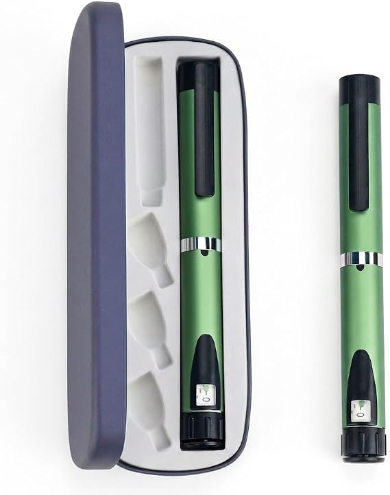 60 Unit Reusable Peptide Pen Injector with Clear Scale Design(Green)