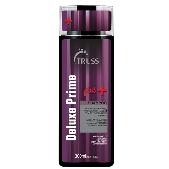 TRUSS Deluxe Prime Plus+ Moisturizing Shampoo, No Added Salts, 10.1 fl oz
