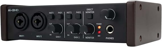 Vault Ai22HD 2x2 USB Audio Interface with 192kHz Recording and Bitwig 8-Track Bundle