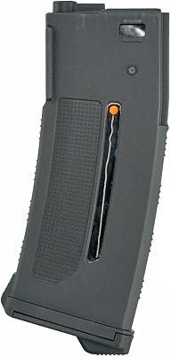 Clover Airsoft-PTS EPM1 2025 Version - M4 Mid Cap Magazine - 250 BB Capacity Mag - Fuel Gauge Indicator - No Rattle Magazine Design