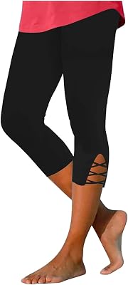 Summer Leggings for Women Lightweight High Waisted Leggings Tummy Control Gym Yoga Pants Slim Fitting Leggings