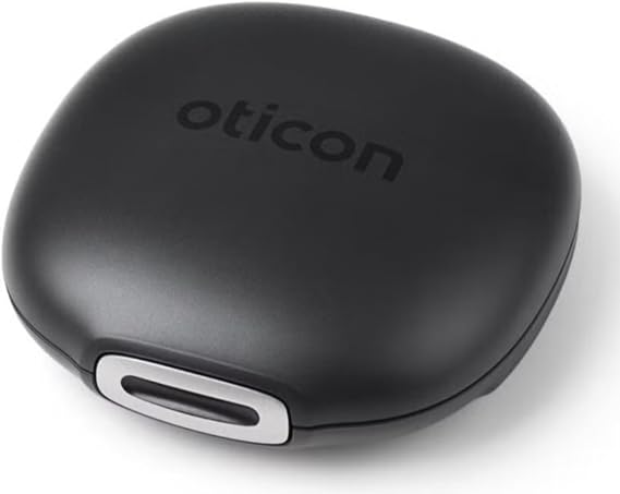 Oticon Hearing Aid Case Durable Protective Storage Box for Hearing Aids and Accessories