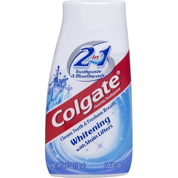 Colgate 2-in-1 Whitening With Stain Lifters Toothpaste, Multi, Original, 4.6 Ounce