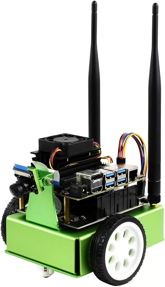 Waveshare JetBot AI Kit Accessories Add-ons for Jetson Nano to Build JetBot (Doesn't Support Nano 2GB)