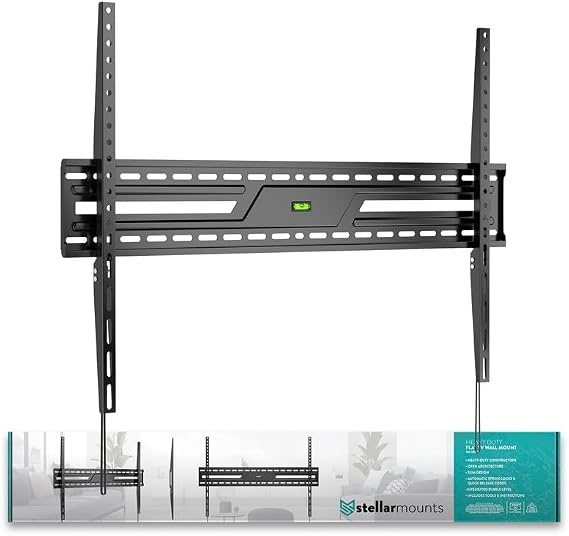 Ultra Slim Flush TV Wall Mount Bracket for Samsung S95F Series OLED 4K Smart QN55S95FAFXZA 55Inch - 1.2" Low Profile, Industrial Grade 165lbs, Easy Installation