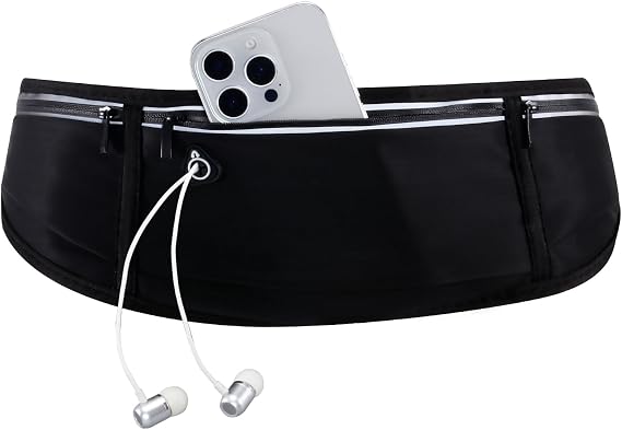 HUA ANGEL Fanny Pack for Women & Men - Crossbody Waist Bag Lightweight Belt Bum Bag for Sports, Travel, Hiking, Everyday Use