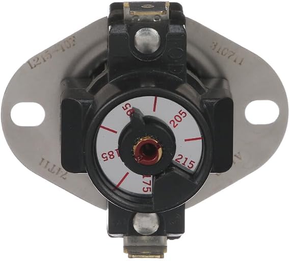 White Rodgers Snap Disc Adjustible Temp Fan Limit, 135F to 175F, 3L05-1