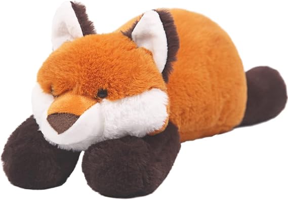 ARELUX Soft 22in Red Fox Stuffed Animals: Fox Plush Cute Cuddly Body Pillow Hug Sleeping Fluffy Wild Animal Toys Bed Decor Plushie Doll Friends Family Member