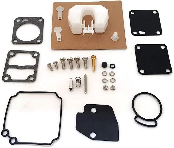 Boat Motor 309-87122-0 1 309871220M 855546A2 Carburetor Carb Repair Kit compatible with Nissan Tohatsu Outboard M NS 2.5/3.5A, 9.9HP, 15HP, 18HP 2-Stroke engine