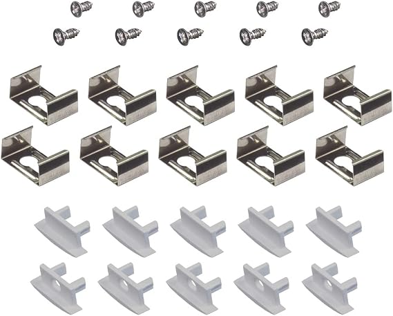 Armacost Lighting Recess Mount LED Tape Light Accessory Pack - Grey 960002