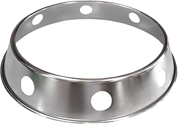 Sunrise Kitchen Supply Plated Reversible Steel Wok Ring (7.5"/10")