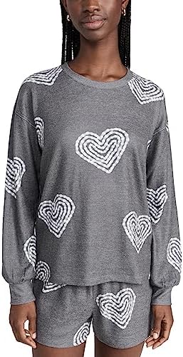 PJ Salvage Womens Loungewear Bless Your Heart Long Sleeve Top