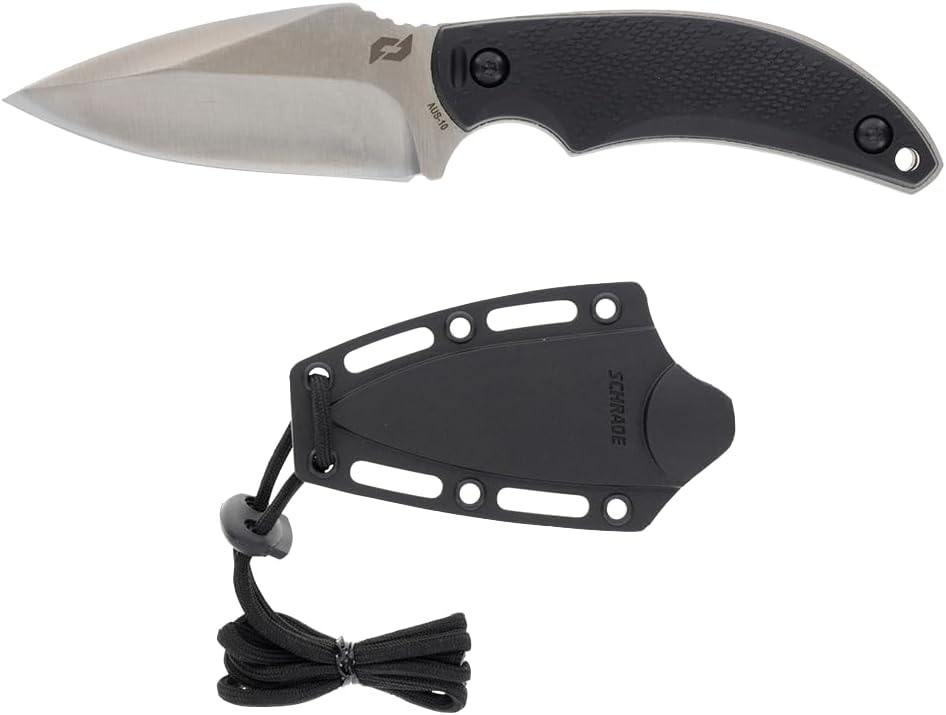 Schrade Delta Class Adder Fixed Blade with Drop Point Blade for Outdoor Survival