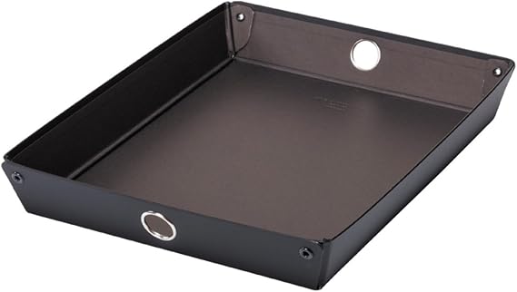 Lihit Lab A340-24 Stacking Tray, A4, Black